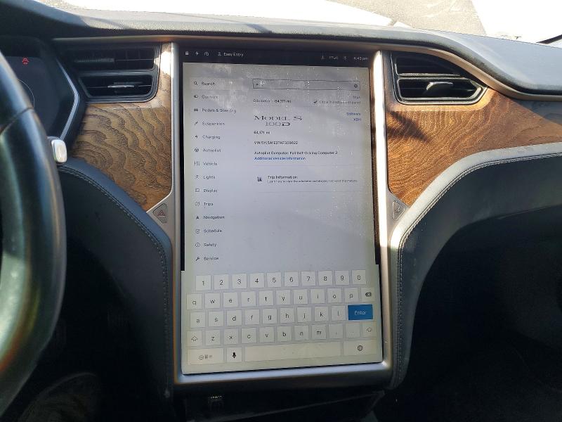 2019 Tesla Model S მანქანა იყიდება აუქციონზე, vin: 5YJSA1E27KF309622, აუქციონის ნომერი: 50652146