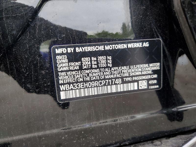Продажа на аукционе авто 2024 Bmw 740, vin: WBA33EH09RCP71748, номер лота: 47840346