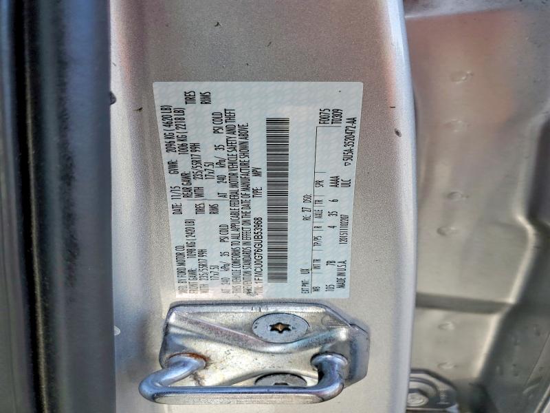 Aukcja sprzedaży 2016 Ford Escape, vin: 1FMCU0G76GUB53968, numer aukcji: 49162786
