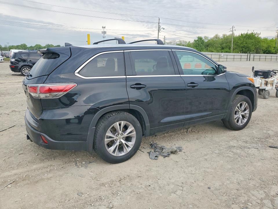 2015 Toyota Highlander მანქანა იყიდება აუქციონზე, vin: 5TDJKRFH2FS207978, აუქციონის ნომერი: 51248596