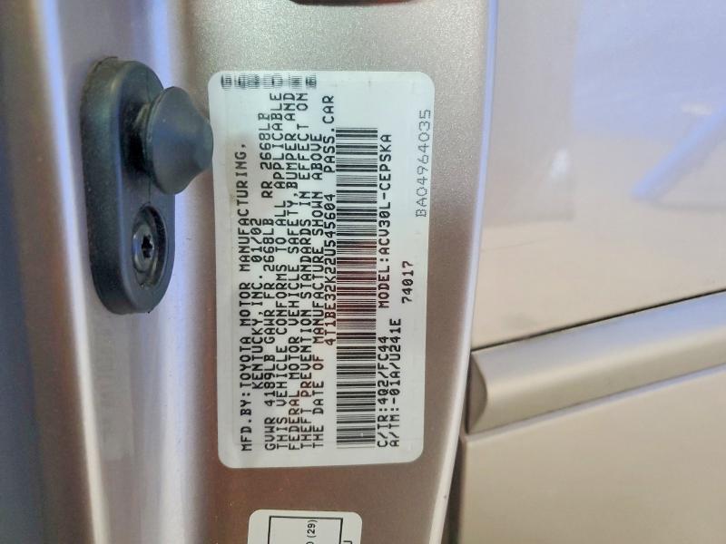 50602666 :رقم المزاد ، 4T1BE32K22U545604 vin ، 2002 Toyota Camry مزاد بيع