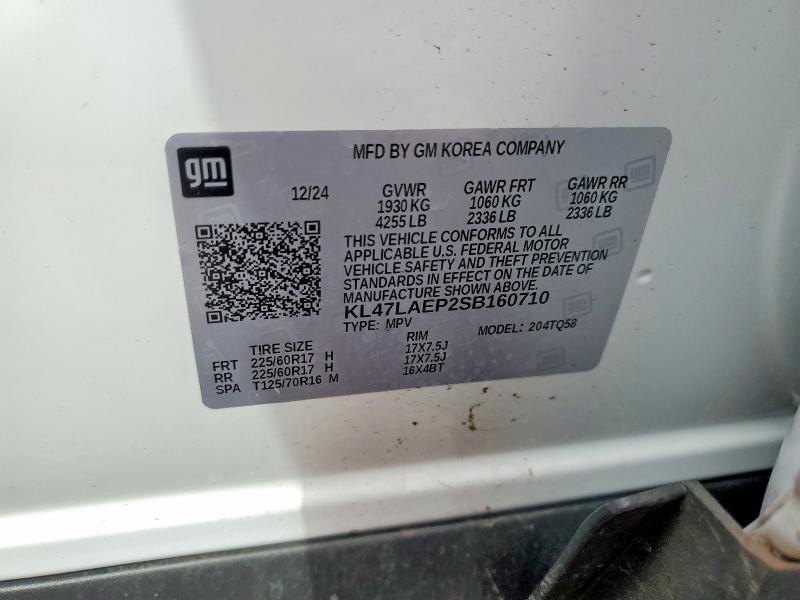 Продажа на аукционе авто 2025 Buick Envista, vin: KL47LAEP2SB160710, номер лота: 50345166