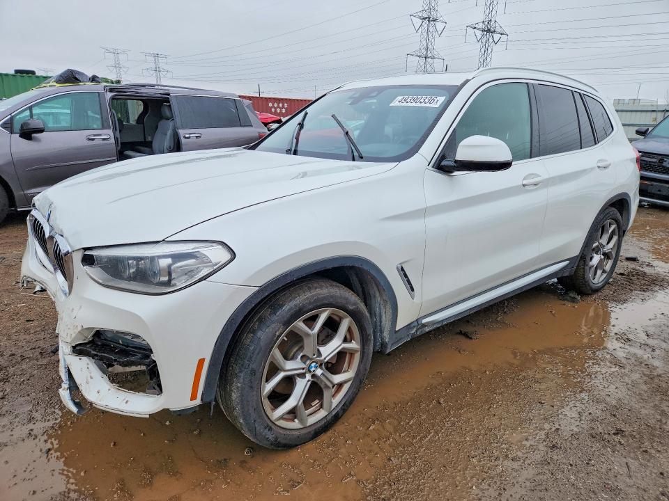 2020 Bmw X3 მანქანა იყიდება აუქციონზე, vin: 5UXTY5C07LLT36261, აუქციონის ნომერი: 49390336