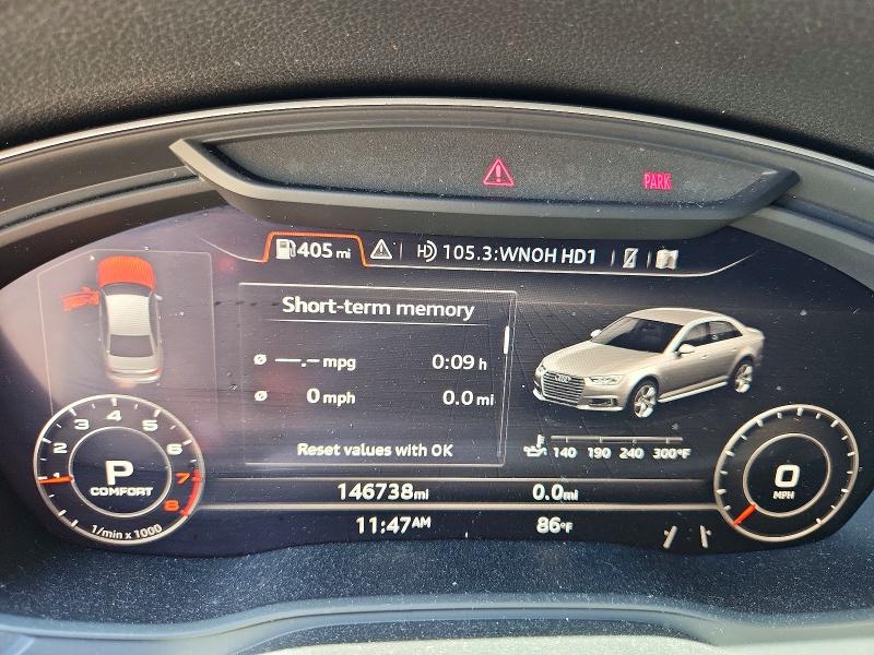 49252346 :رقم المزاد ، WAUFNAF41HN058724 vin ، 2017 Audi A4 مزاد بيع