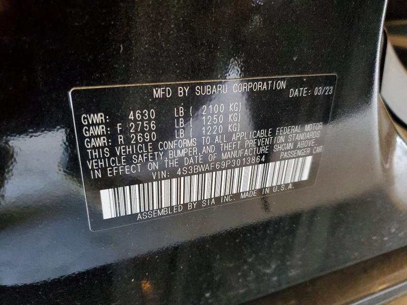 Продаж на аукціоні авто 2023 Subaru Legacy, vin: 4S3BWAF69P3013864, номер лоту: 48932226