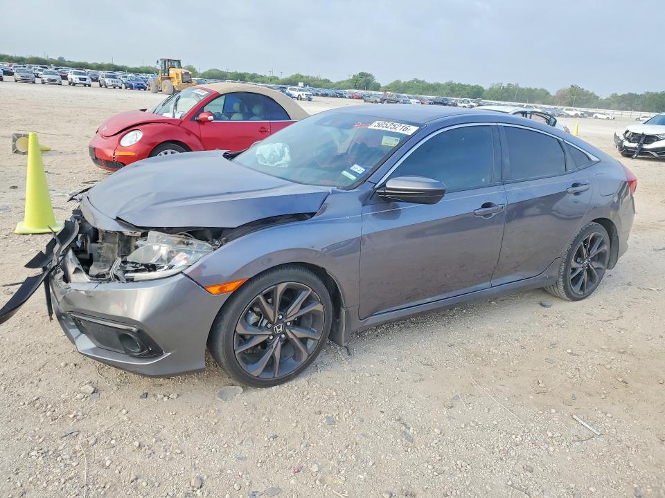 50525216 :رقم المزاد ، 19XFC2F84LE010052 vin ، 2020 Honda Civic مزاد بيع
