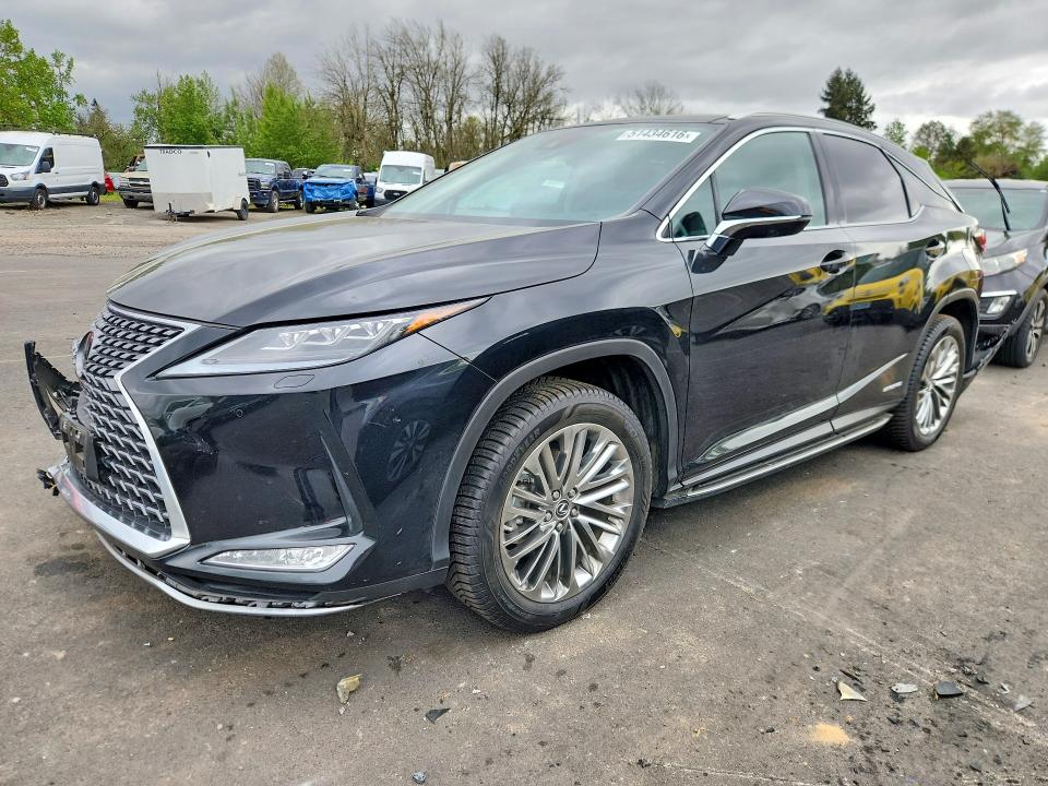 51434616 :رقم المزاد ، 2T2JGMDA7NC091416 vin ، 2022 Lexus Rx مزاد بيع