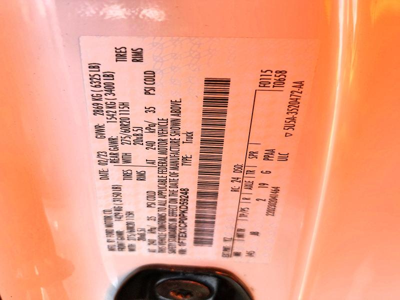 49044396 :رقم المزاد ، 1FTEX1CP0PKD59248 vin ، 2023 Ford F150 مزاد بيع