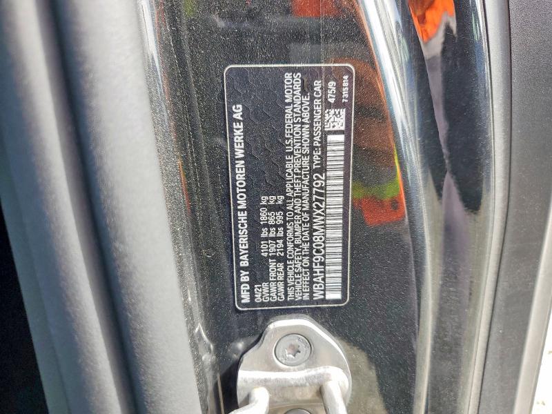 51308386 :رقم المزاد ، WBAHF9C08MWX27792 vin ، 2021 Bmw Z4 مزاد بيع
