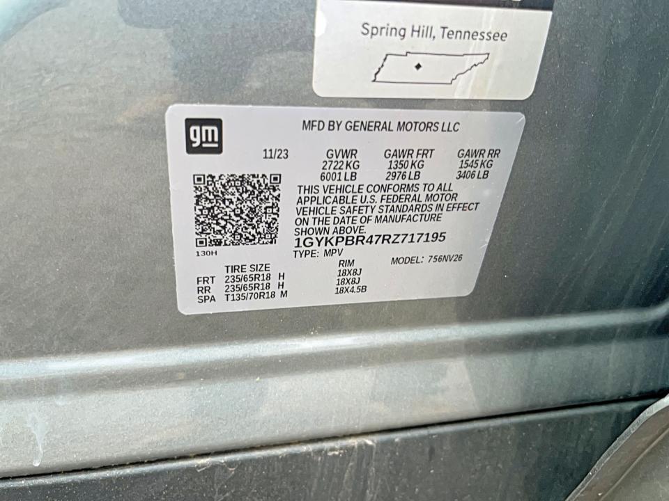 Aukcja sprzedaży 2024 Cadillac Xt6, vin: 1GYKPBR47RZ717195, numer aukcji: 48584356