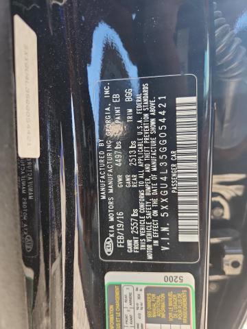 2016 Kia Optima მანქანა იყიდება აუქციონზე, vin: 5XXGU4L35GG054421, აუქციონის ნომერი: 51485176
