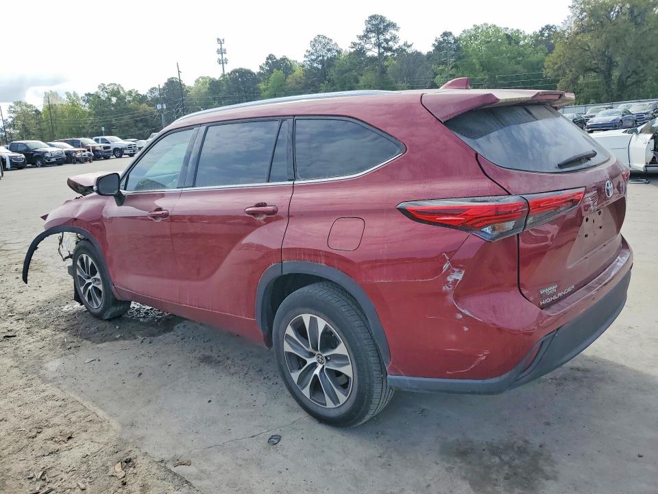 Продажа на аукционе авто 2021 Toyota Highlander, vin: 5TDHZRAH7MS078747, номер лота: 47559526