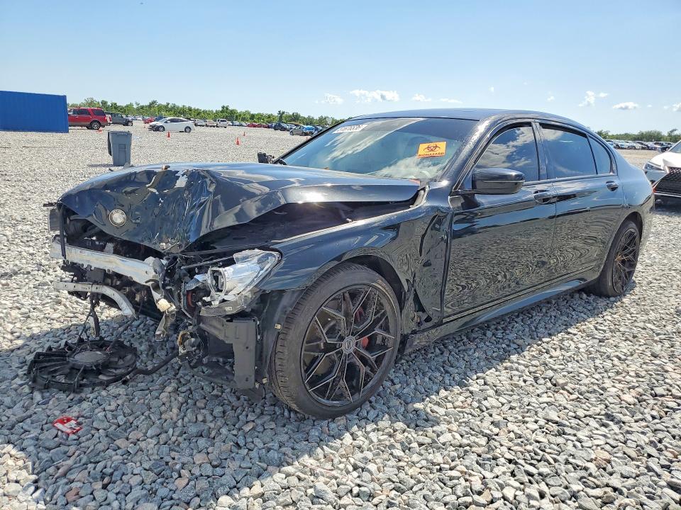 51676536 :رقم المزاد ، WBA7E2C55KB454770 vin ، 2019 Bmw 740 مزاد بيع