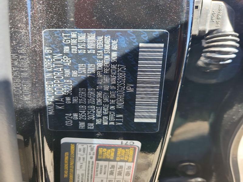 Aukcja sprzedaży 2025 Kia Sorento, vin: KNDRHDJG2S5288757, numer aukcji: 50239376