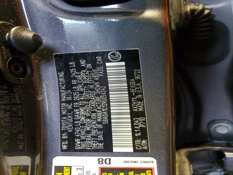 49406806 :رقم المزاد ، 58ADA1C12RU054242 vin ، 2024 Lexus Es 300h مزاد بيع