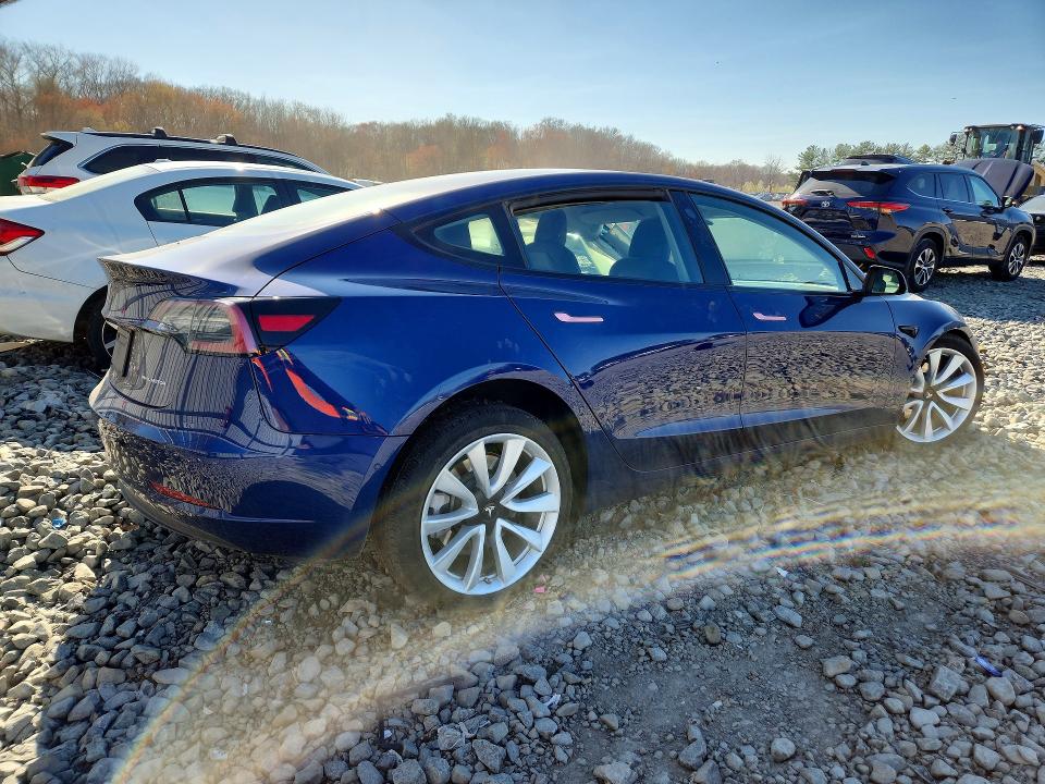 2022 Tesla Model 3 მანქანა იყიდება აუქციონზე, vin: 5YJ3E1EB1NF314912, აუქციონის ნომერი: 49096056