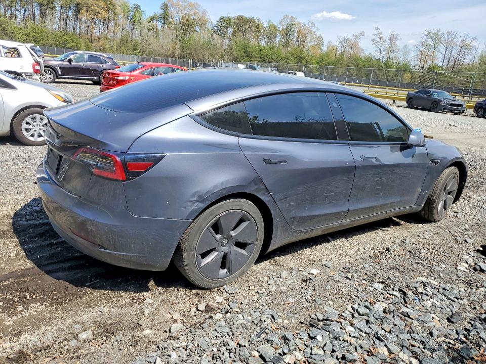 2022 Tesla Model 3 მანქანა იყიდება აუქციონზე, vin: 5YJ3E1EA8NF286601, აუქციონის ნომერი: 48360386