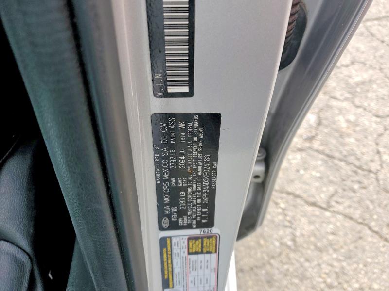 Продажа на аукционе авто 2019 Kia Forte, vin: 3KPF34AD3KE024183, номер лота: 52035166