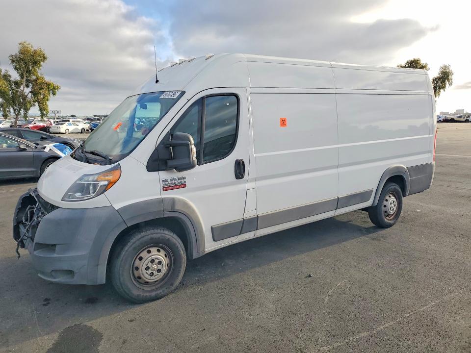 2016 Ram Promaster 3500 მანქანა იყიდება აუქციონზე, vin: 3C6URVJG5GE100541, აუქციონის ნომერი: 49767496