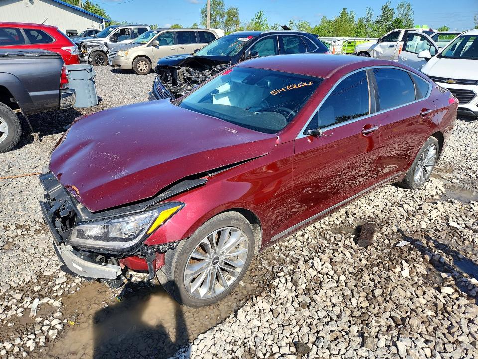 2017 Genesis G80 მანქანა იყიდება აუქციონზე, vin: KMHGN4JE4HU169018, აუქციონის ნომერი: 51475656