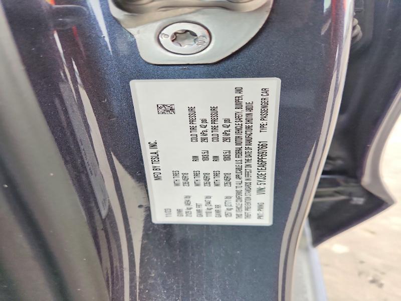 Aukcja sprzedaży 2023 Tesla Model 3, vin: 5YJ3E1EA6PF697661, numer aukcji: 50626206