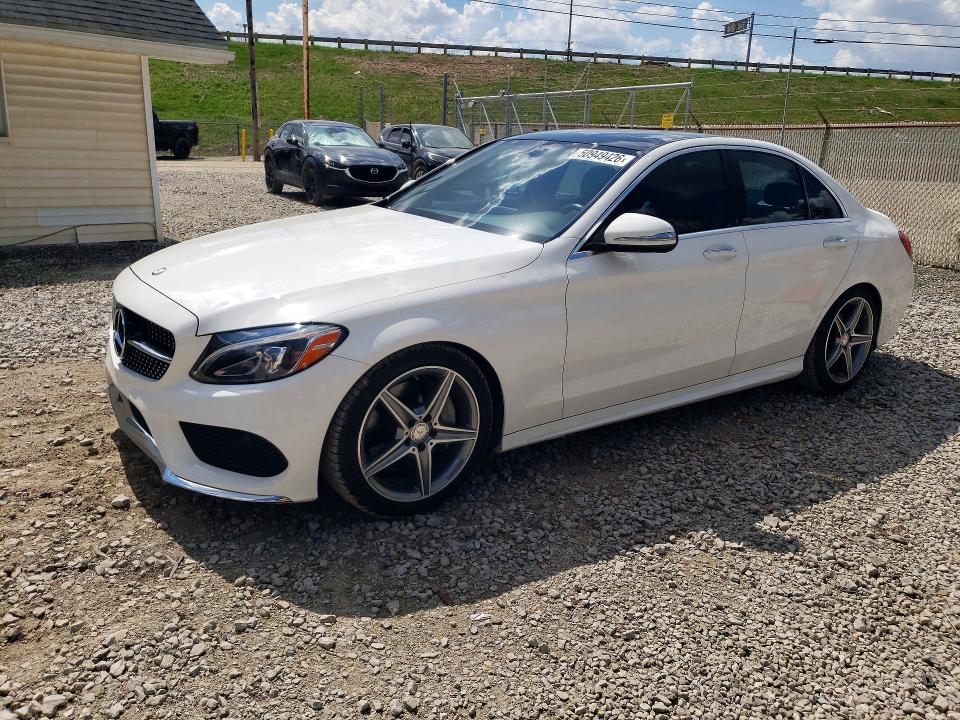 50949426 :رقم المزاد ، 55SWF4KB4FU040315 vin ، 2015 Mercedes-benz C مزاد بيع