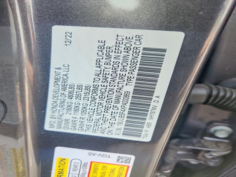 Продажа на аукционе авто 2023 Acura Tlx, vin: 19UUB5F4XPA000869, номер лота: 48402416