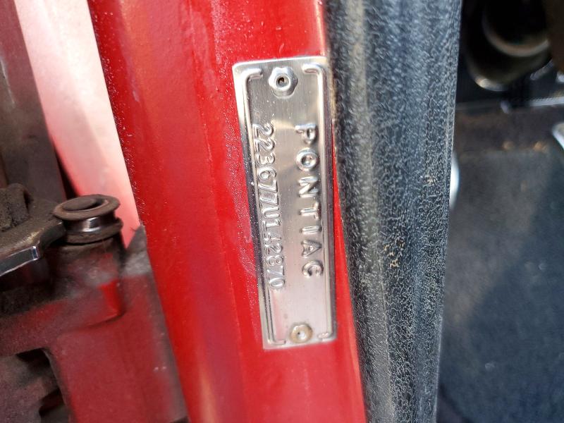 Продажа на аукционе авто 1967 Pontiac Firebird, vin: 223677U142870, номер лота: 51793606
