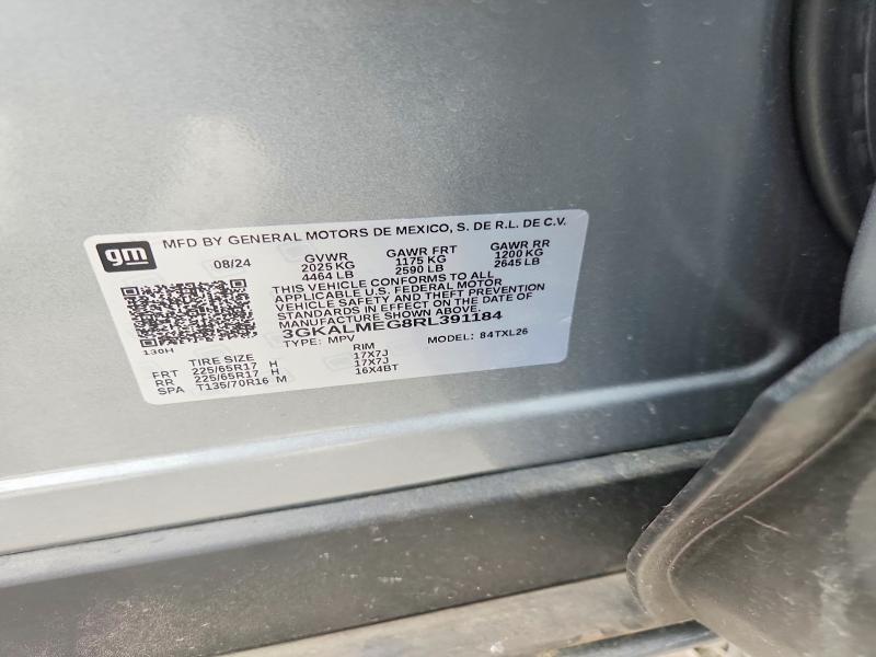 Продаж на аукціоні авто 2024 Gmc Terrain, vin: 3GKALMEG8RL391184, номер лоту: 49450776