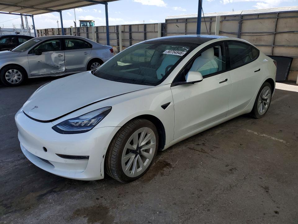 Продажа на аукционе авто 2022 Tesla Model 3, vin: 5YJ3E1EB2NF153809, номер лота: 50754946