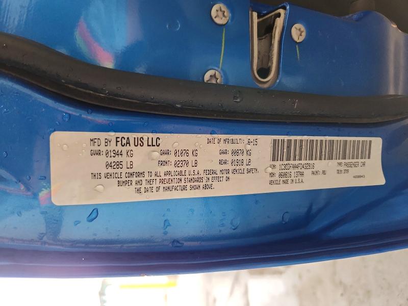 2015 Dodge Dart მანქანა იყიდება აუქციონზე, vin: 1C3CDFAA4FD432916, აუქციონის ნომერი: 52197466