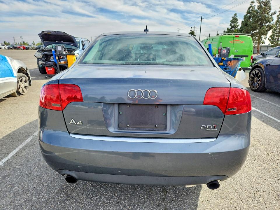 2006 Audi A4 მანქანა იყიდება აუქციონზე, vin: WAUDF78E06A198894, აუქციონის ნომერი: 48864106