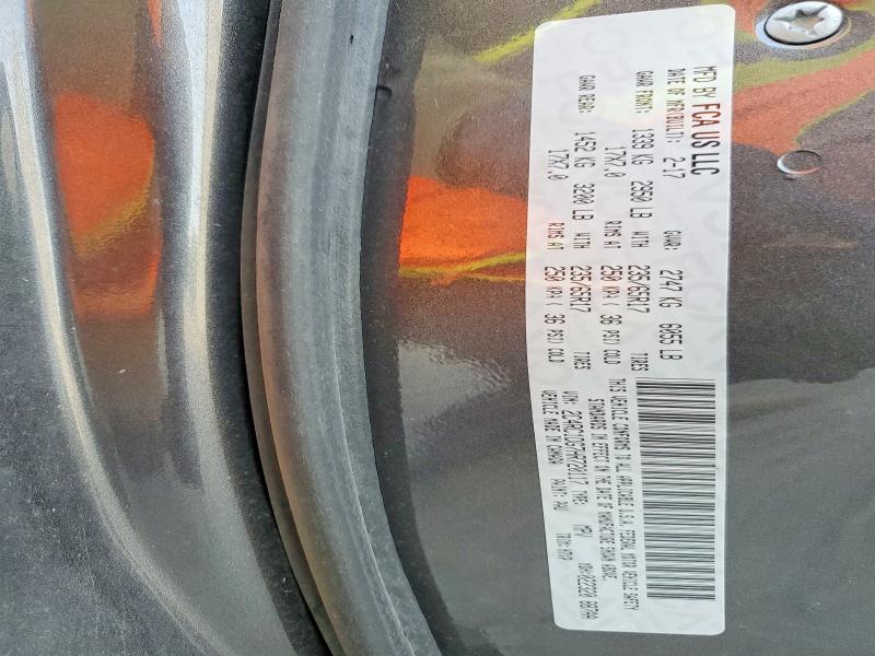 Продаж на аукціоні авто 2017 Chrysler Pacifica, vin: 2C4RC1DG7HR720117, номер лоту: 48731786