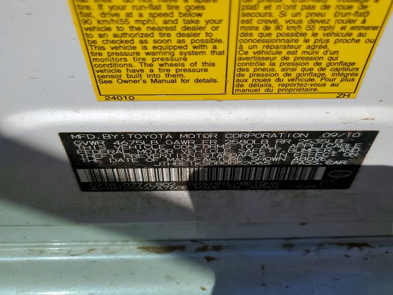 2011 Lexus Gs მანქანა იყიდება აუქციონზე, vin: JTHBE1KS0B0052065, აუქციონის ნომერი: 49487396