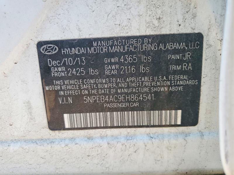 Aukcja sprzedaży 2014 Hyundai Sonata, vin: 5NPEB4AC9EH864541, numer aukcji: 51285456