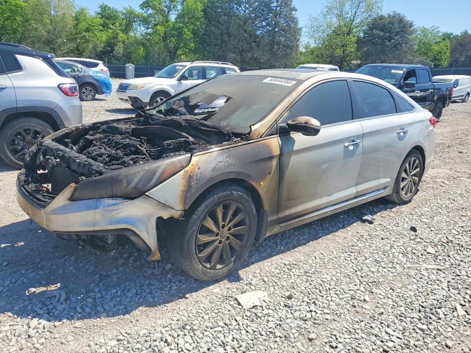 2017 Hyundai Sonata მანქანა იყიდება აუქციონზე, vin: 5NPE34AF2HH452554, აუქციონის ნომერი: 50444366