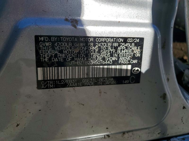 Продаж на аукціоні авто 2024 Lexus Is 350, vin: JTHBZ1B23R5076443, номер лоту: 49219976
