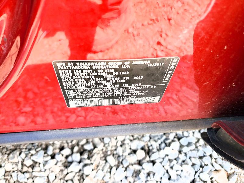 2018 Volkswagen Atlas მანქანა იყიდება აუქციონზე, vin: 1V2MR2CA3JC538942, აუქციონის ნომერი: 50027236
