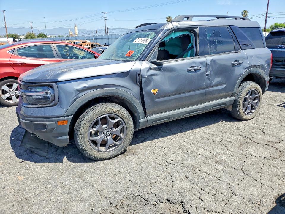 Продажа на аукционе авто 2022 Ford Bronco Sport, vin: 3FMCR9D9XNRD42493, номер лота: 51011906