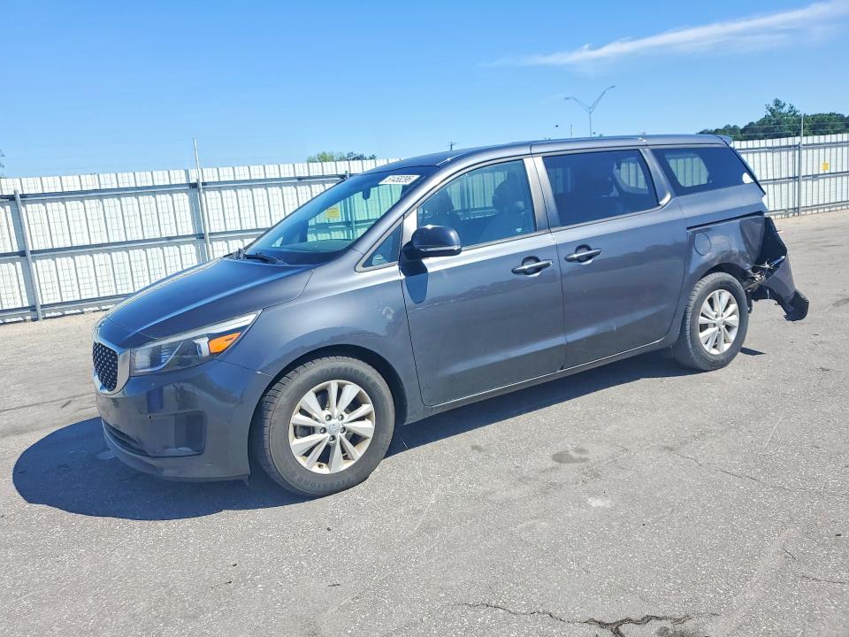 51458296 :رقم المزاد ، KNDMB5C19H6306362 vin ، 2017 Kia Sedona مزاد بيع