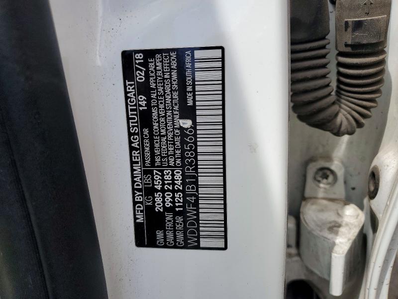 Продажа на аукционе авто 2018 Mercedes-benz C, vin: WDDWF4JB1JR385667, номер лота: 51368126