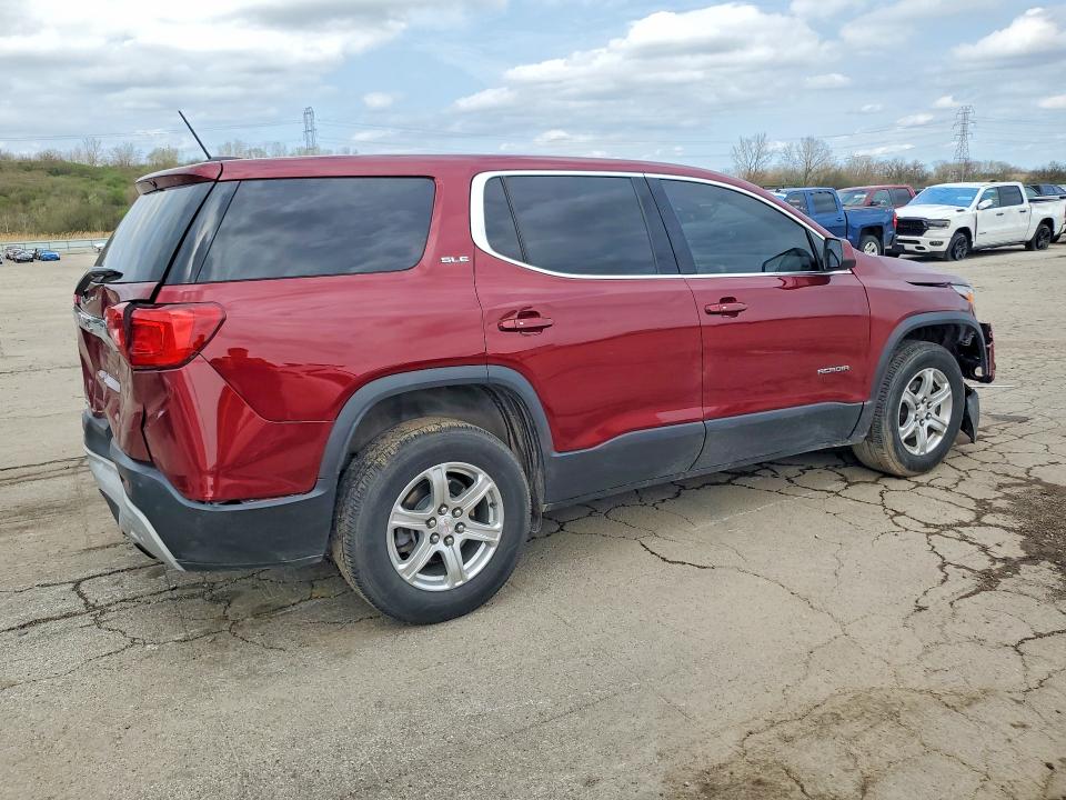 50002926 :رقم المزاد ، 1GKKNKLA5JZ221931 vin ، 2018 Gmc Acadia مزاد بيع
