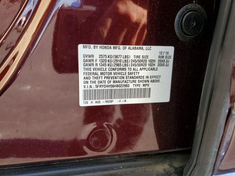 Aukcja sprzedaży 2017 Acura Mdx, vin: 5FRYD4H56HB022983, numer aukcji: 51612676