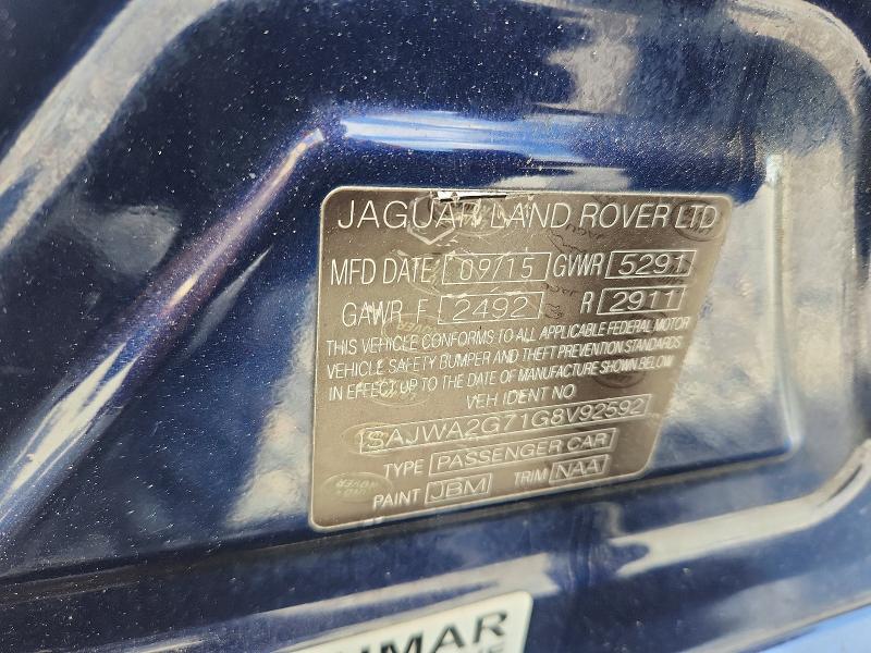 Продажа на аукционе авто 2016 Jaguar Xjl, vin: SAJWA2G71G8V92592, номер лота: 49246416
