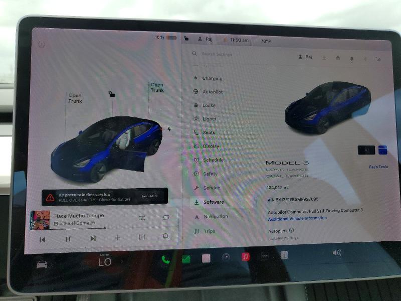 Aukcja sprzedaży 2021 Tesla Model 3, vin: 5YJ3E1EB5MF927095, numer aukcji: 49825846