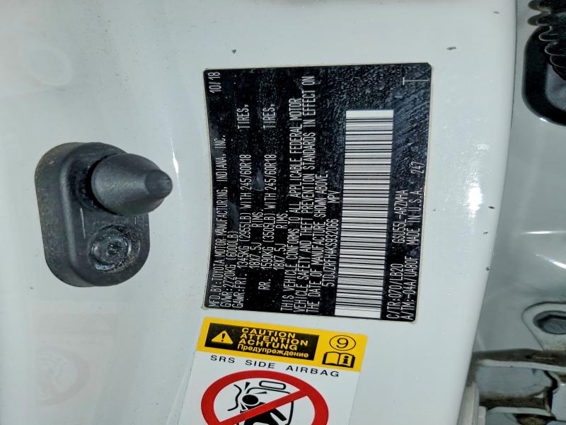 2019 Toyota Highlander მანქანა იყიდება აუქციონზე, vin: 5TDJZRFH4KS932066, აუქციონის ნომერი: 49087716