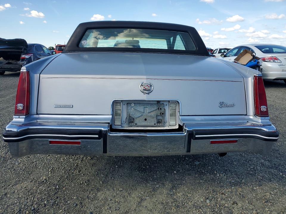 1984 Cadillac Eldorado მანქანა იყიდება აუქციონზე, vin: 1G6AL5780EE602205, აუქციონის ნომერი: 50027186