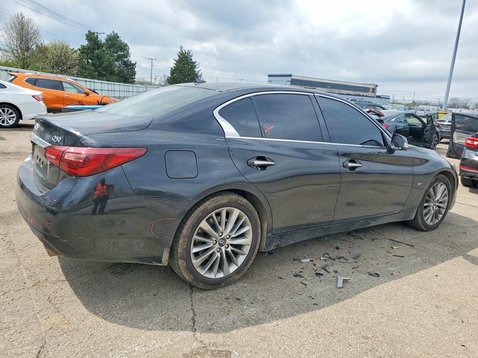 48016016 :رقم المزاد ، JN1EV7AR7KM593481 vin ، 2019 Infiniti Q50 مزاد بيع