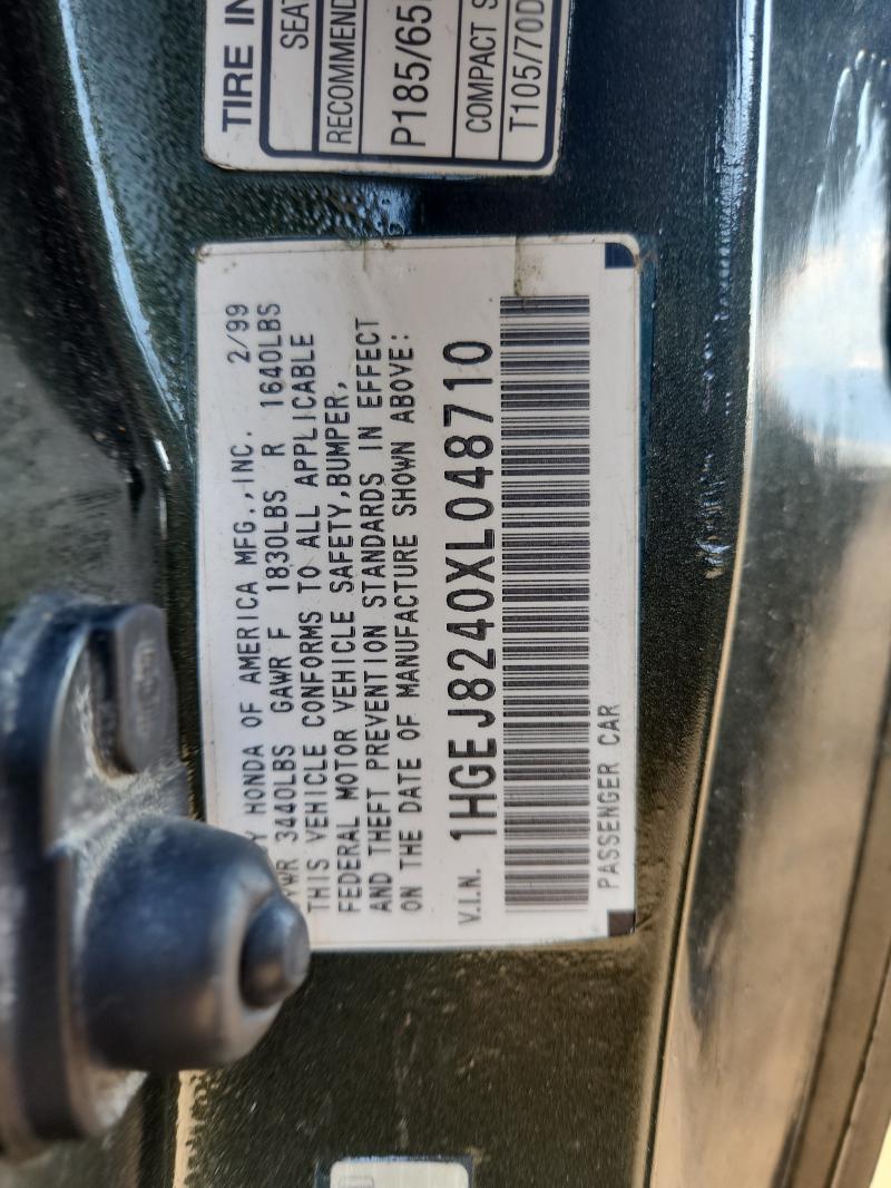 Продажа на аукционе авто 1999 Honda Civic, vin: 1HGEJ8240XL048710, номер лота: 49157886