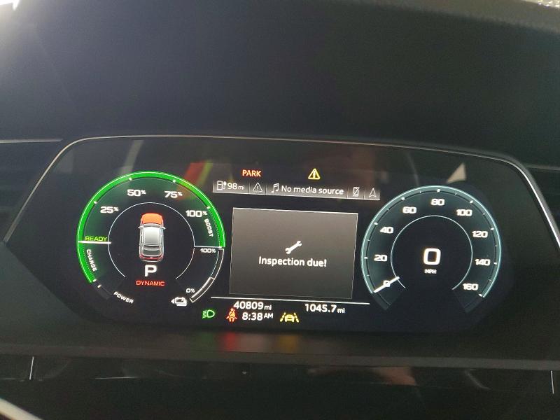 2022 Audi E-tron მანქანა იყიდება აუქციონზე, vin: WA11AAGE3NB034609, აუქციონის ნომერი: 48158106